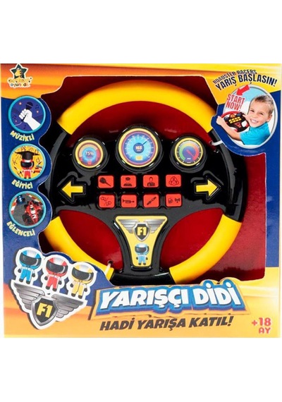 Erdem Oyuncak Yarışcı Didi Sesli Direksiyon