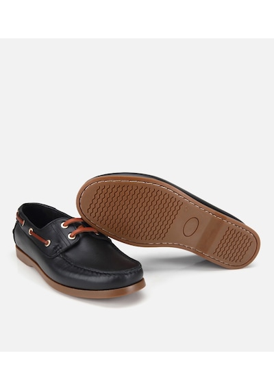 Hotiç Erkek Deri Siyah Bağcık Detaylı Günlük Loafer 02ayh319730a100 02ayh319730a100