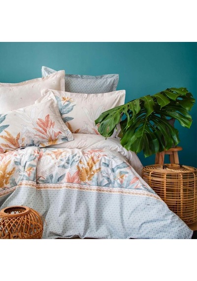 Apricitas Home Çift Kişilik Nevresim Takımı Scarlet Turkuaz