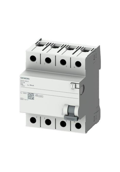 4x40amp 30ma Kaçak Akım Rölesi 5sv5344