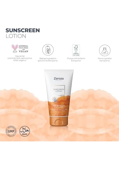 Zaroza Güneş Koruyucu 50+ Spf Her Cilt Tipi İçin