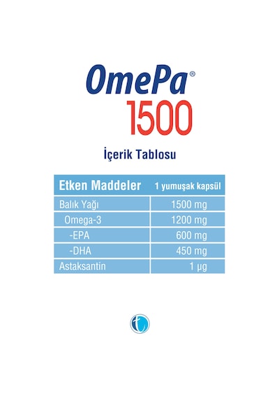 Balık Yağı 1500 30 Kapsül