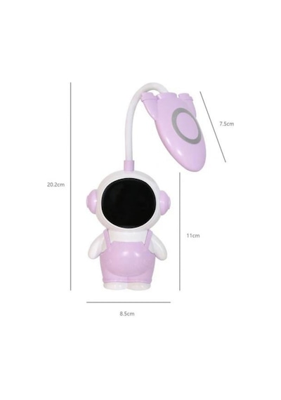 Sevimli Astronot Şarjlı Led Çocuk Çalışma Masa Lambası - Çocuk Kitap Okuma Işığı 001 Sevimli Astronot Şarjlı Led Çocuk Çalışma Masa Lambası - Çocuk Kitap Okuma Işığı 001