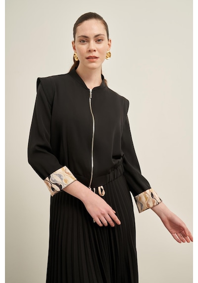 FTZ Women Ftz Plise Etekli Takım Siyah 31024 Siyah