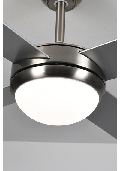 Ellis 4'lü Modern Tasarım Tavan Vantilatörü Led Avize Kumandalı Mobil Uygulamalı 3 Renk Aydınlatma Sessiz Dc Motor Beyaz