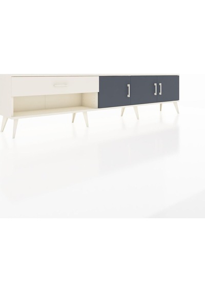 Arges Tv Ünitesi 2 Raflı Tek Çekmeceli 3 Kapaklı 220x30x51 Aytaşı-antrasit/aytaşı Antrasıt/aytası - Aytası Arges Tv Ünitesi 2 Raflı Tek Çekmeceli 3 Kapaklı 220x30x51 Aytaşı-antrasit/aytaşı Antrasıt/aytası - Aytası