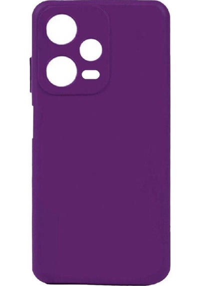 Xiaomi Redmi Note 12 Pro 5g Kılıf Zore Biye Silikon Mor