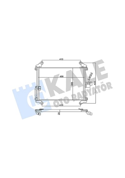 Klima Radyatörü - Fiat Ducato - Kale-345345