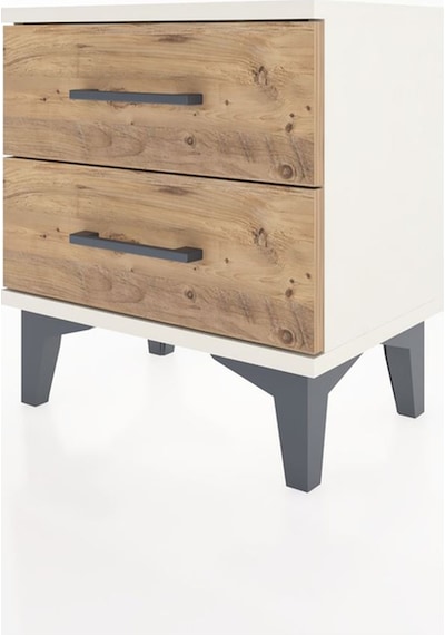 Arges Komodin 2 Çekmeceli 44x30x48 Aytaşı-çam Aytaşı