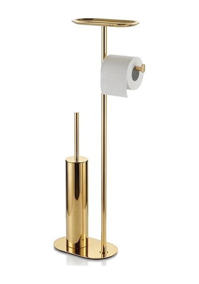 Kobos Nova Hareketli Wc Set Yuvarlak Parlak Altın Kbw-836-1gl