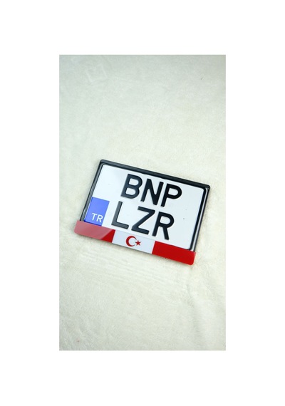 Türk Bayrağı Pleksi Motor Plakalık Uyumlu - 626167431