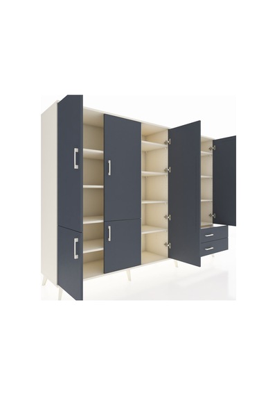 Hyperion Dolap 12 Raflı 2 Çekmeceli 7 Kapaklı 220x44x163 Aytaşı-a Aytaşı-antrasit Hyperion Dolap 12 Raflı 2 Çekmeceli 7 Kapaklı 220x44x163 Aytaşı-a Aytaşı-antrasit