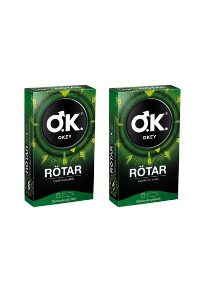 Okey Rötar Prezervatif 10'lu X2