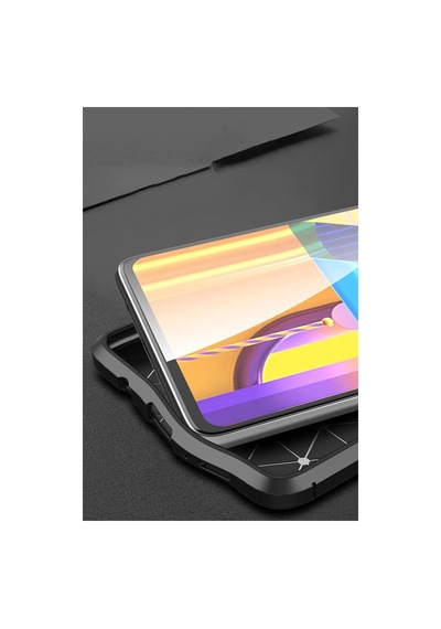 Samsung Galaxy Uyumlu  M51 Kılıf Auto Focus Kapak - Siyah renkli