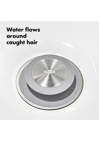 Good Grips Lavabo Süzgeci - Paslanmaz Çelik Siyah