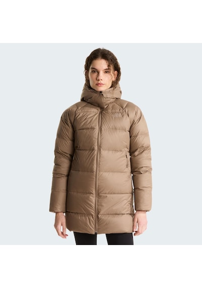 The North Face W Hydrenalıte Cıty Down Hooded Parka Kadın Ceket Nf0a8d3k2h91 Kahverengi