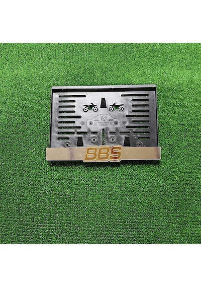 Motorsiklet Plakalık Bbs Lazer Kesim 3d Kabartmalı Model Motor Plakalığı
