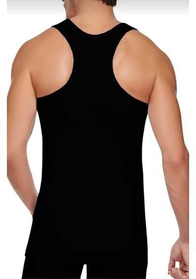 Tutku 0118 Siyah 10 Lu Askılı Spor Atlet 001