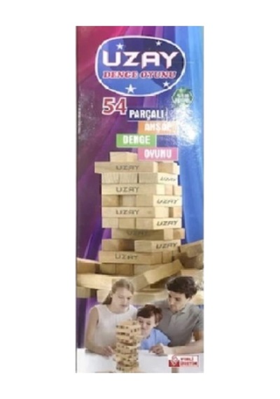 Jenga Büyük Boy Ahşap Denge Oyunu 108 Parça