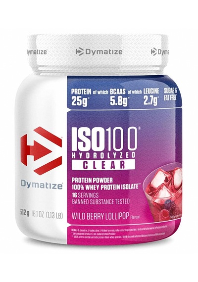 Dymatize Iso 100 Hydrolized Clear Whey Protein 512 Gr Orman Meyveleri