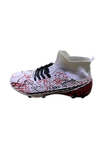 Lion Krampon Dişli Çoraplı Futbol Ayakkabı Beyaz Kırmızı Siyah Renkli - 916397449 Beyaz Kırmızı Siyah Renkli Lion Krampon Dişli Çoraplı Futbol Ayakkabı Beyaz Kırmızı Siyah Renkli - 916397449 Beyaz Kırmızı Siyah Renkli