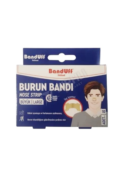 2 Adet Banduff Sağlık Burun Bandı Büyük