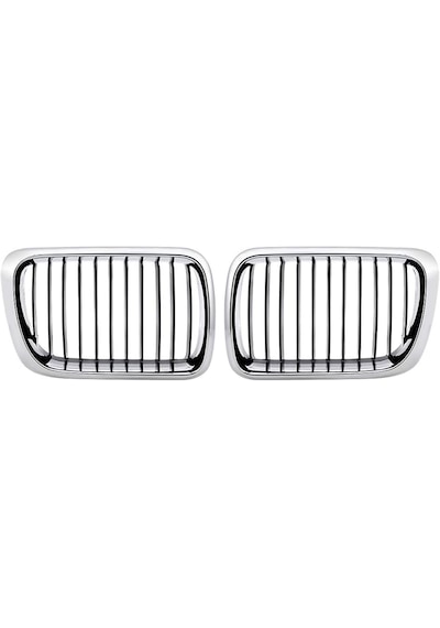 Bmw 3 Serisi E36 1997-1999 Krom Siyah Panjur Takımı Böbrek Seti Sıfır Kampanyalı 1