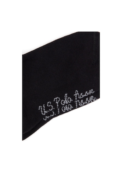 U.s. Polo Assn. Kız Çocuk Siyah Çorap Dizaltı 50318205-vr046 Sıyah