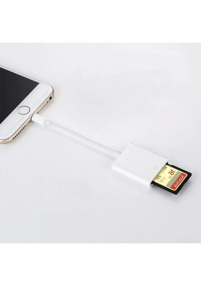 iPhone Uyumlu/ipad Lightning To Sd Kart Hafıza Kart Adaptörü Nk105- 5775