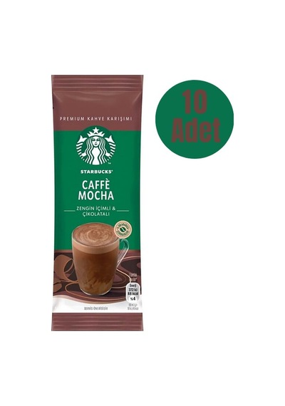 Starbucks Caffe Mocha Tek İçimlik Kahve 10 Adet