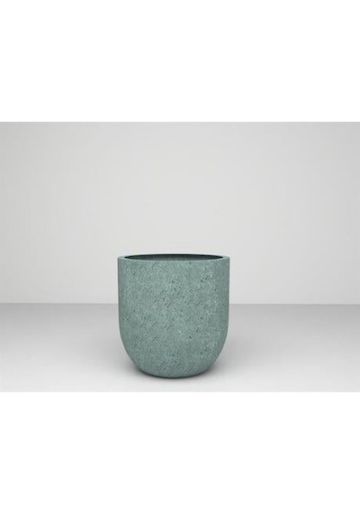 Nuano Consept Geven Serisi Yuvarlak Saksı Yeşil 38x35