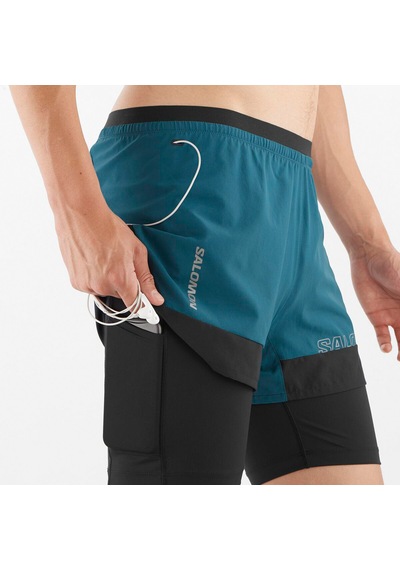 Salomon Cross 2ın1 Shorts M Çok Renkli