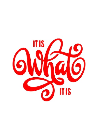 What İs This Sticker 17x17 Cm Kırmızı