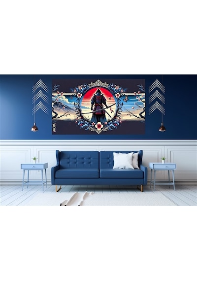 Ti-play Honor 60x90cm Modern Samuray Pvc Çerçevesiz Tablo