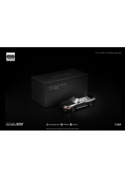 Pop Race Gt-r R32 Dark Chrome Prdc002
