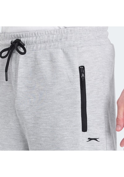 Slazenger KALINA IN Erkek Fermuar Cepli Gri Eşofman Altı