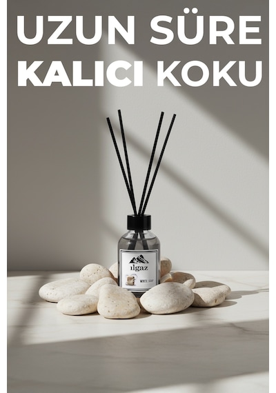 Ilgaz Beyaz Sabun Çubuklu Oda Kokusu 110 ML