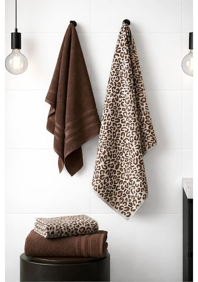 Tr 4 Parça Lüks Banyo Havlu Seti Leopar Desenli 2 Adet 70x140cm 2 Adet 50x90cm Kahve Kombin, 4lu-leopar-kahvekombın Diğer Tr 4 Parça Lüks Banyo Havlu Seti Leopar Desenli 2 Adet 70x140cm 2 Adet 50x90cm Kahve Kombin, 4lu-leopar-kahvekombın Diğer