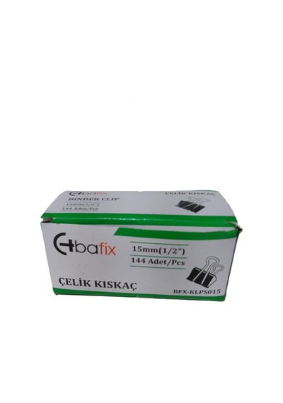 Bafix Kıskaç Klips Çelik 15 Mm 12 Li