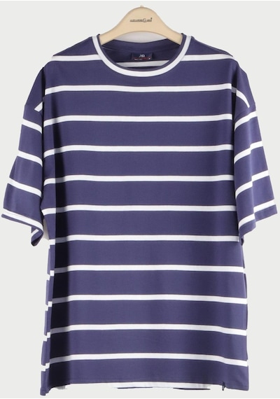 Alexander Gardi Alexandergardı Çizgili Oversize T-shirt E23-0046 001