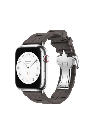 Watch 44mm Spor Görünümlü Clo Krd-94 Silikon Kordon-haki