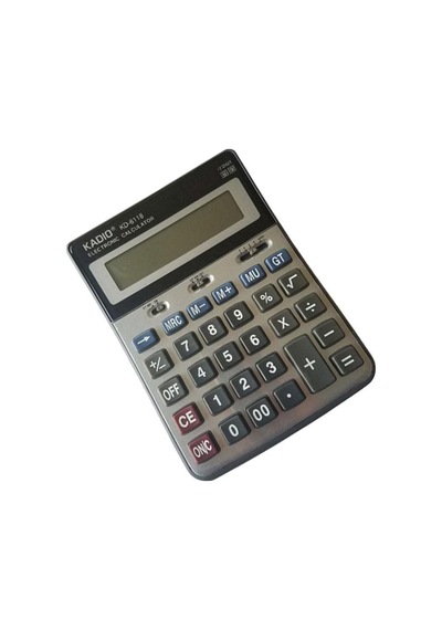Kadio Kd-6118 Masaüstü Hesap Makinesi - 12 Haneli Büyük Lcd Ekran, Güneş Enerjili Ve Pilli, Çift Güç Kaynağı, Diğer