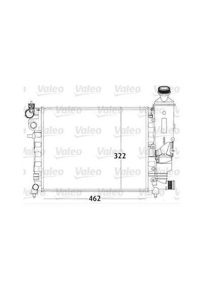 Peugeot 106 Su Radyatörü Klimasız Valeo 731498 1301.sq