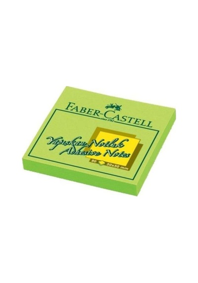 Faber Castell Not Kağıdı 50 50 Yapışkanlı Fosforlu Yeşil