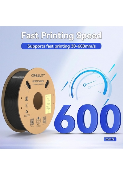 Creality Hyper Petg Siyah Filament 1.75mm 1kg - Urhanshop Gönderimli