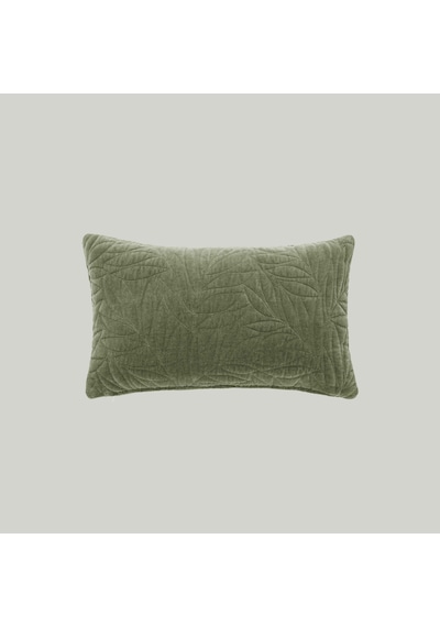 Linens Velour Kırlent Kılıfı 30x50 Cm Haki Haki