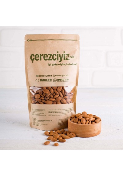 Çerezciyiz Biz Çiğ Tuzsuz Kayısı Çekirdeği 500 G
