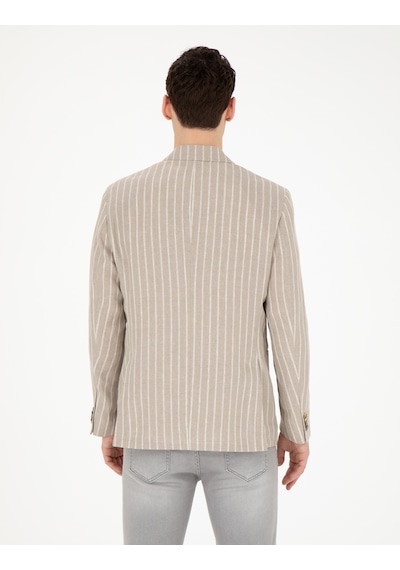 Pierre Cardin Erkek Açık Kahverengi Ceket 50284995-vr002
