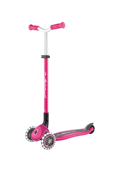 Globber Master Işıklı Katlanabilir Scooter - Fuşya Fuşya