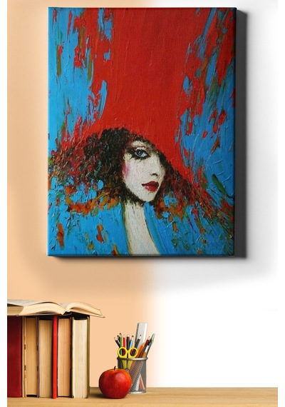 Webstyle Sayılarla Boyama Seti Kasnaklı Büyük Şapkam 40 X 50 Cm